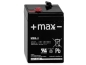 Mobile Preview: Bleiakku Maxx Batterien MB6-4 6V 4Ah AGM Blei Vlies Accu Battery wartungsfrei